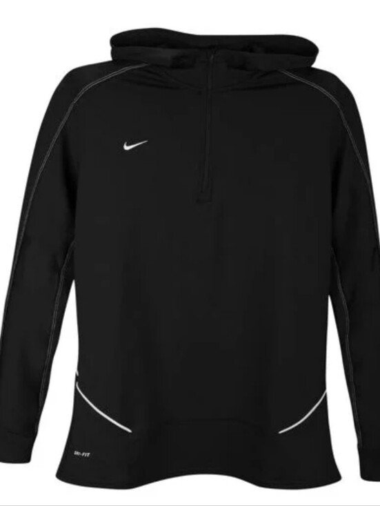 Nike Jackets & Blazers - Nike Women's Black 1/2 Zip Hoodie